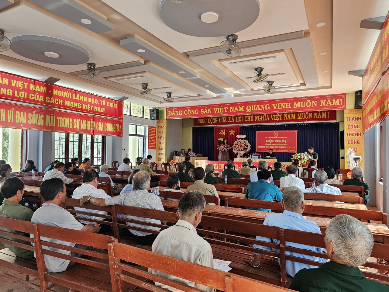 Hội Cựu chiến binh xã Hành Thịnh tổ chức thành công Hội nghị tổng kế phong trào thi đua “Cựu chiến binh gương mẫu” giai đoạn 2019 – 2024